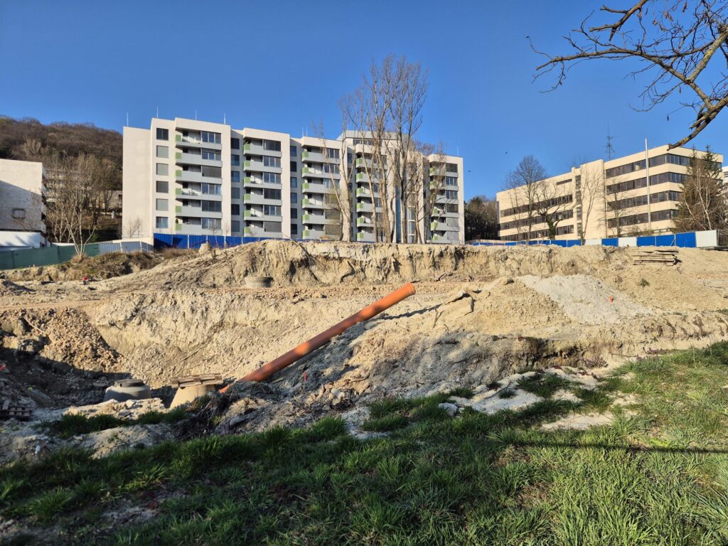 Začiatok výstavby 2. fázy – príprava staveniska